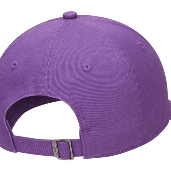 Nike Club Unstructured Futura Strapback Hat Purple - Picture 2 of 2